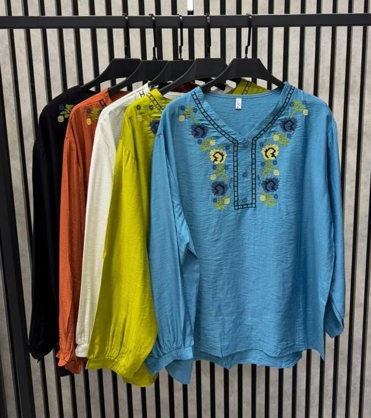 شومیز گلدوزی 2