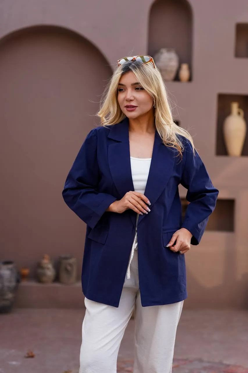 کت لینن  بیسیک زارا 3