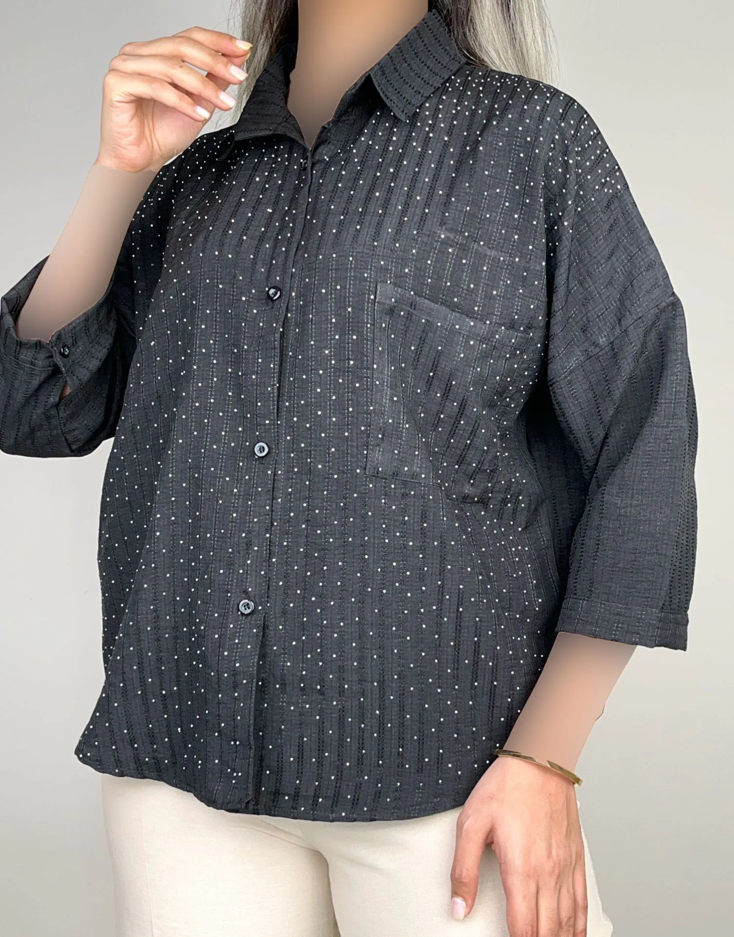 شومیز نگین دار 10