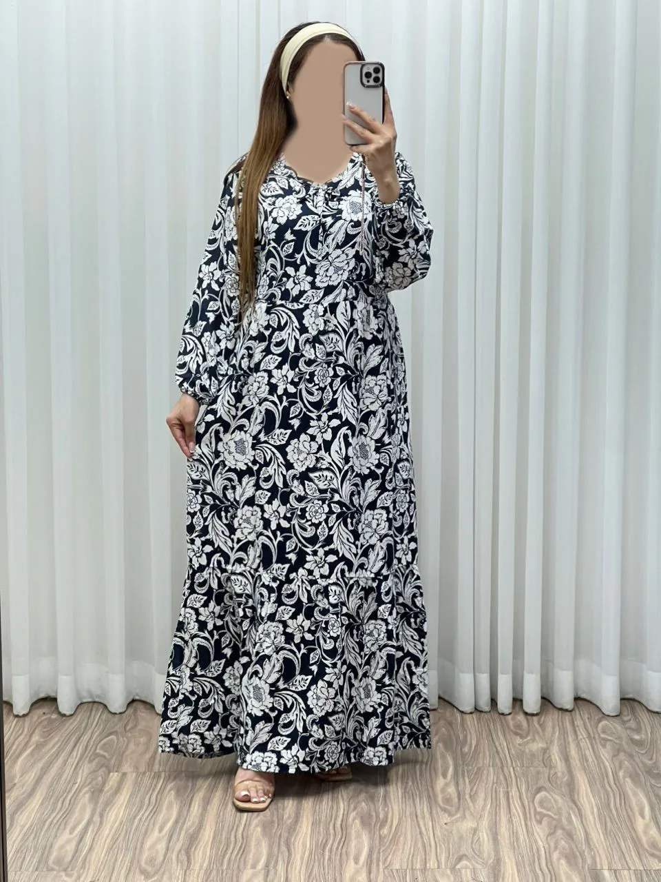پیراهن ساحلی فلور تمام نخ 2