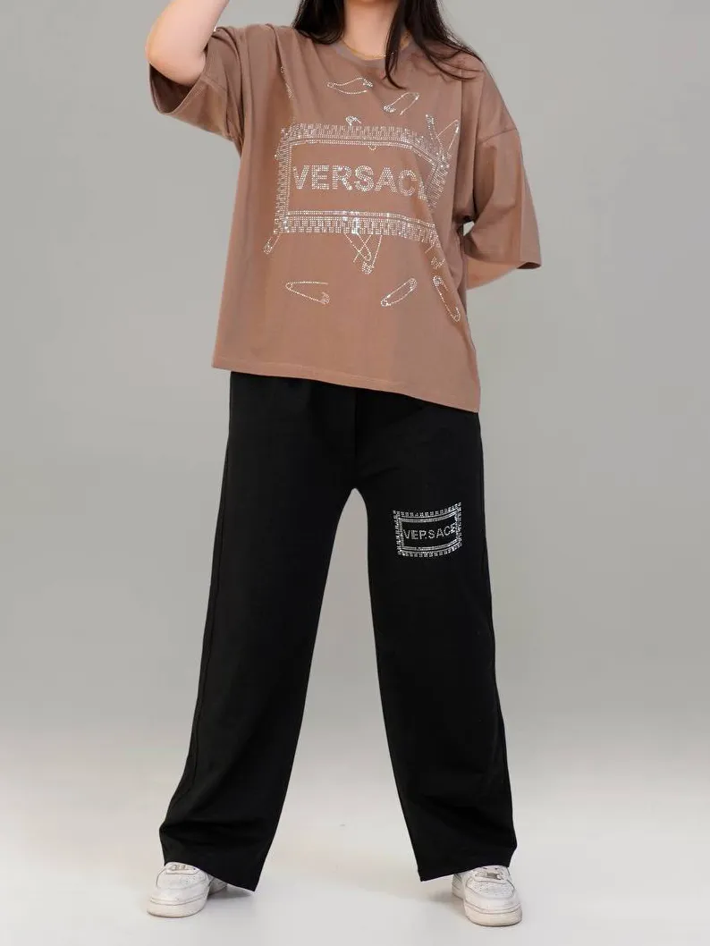ست پنبه یکرو _گلکسی پنبه | versace | 4
