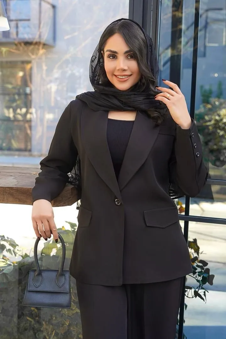 کت تک دکمه یقه آرشال