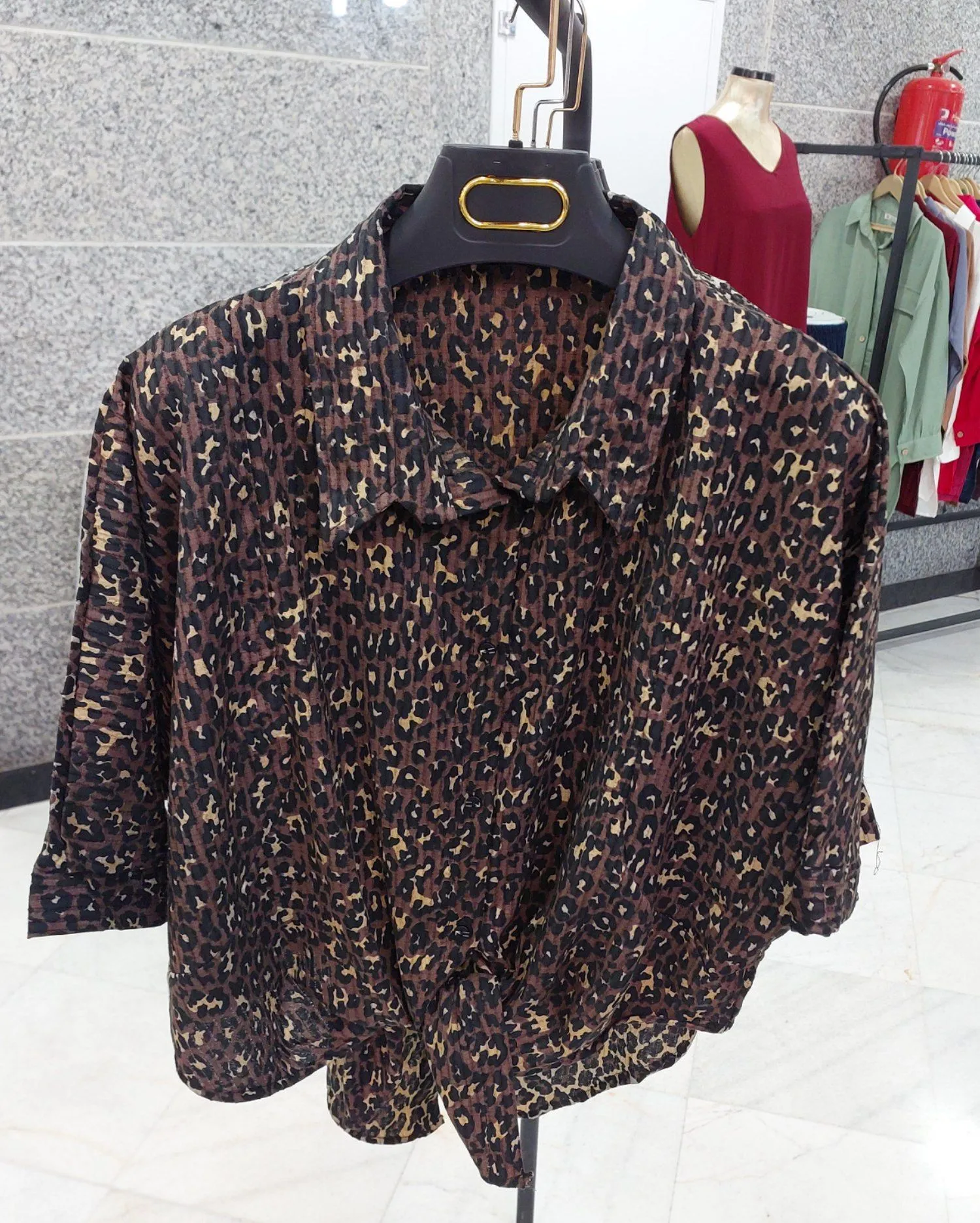 شومیز پلنگی (گره ای)