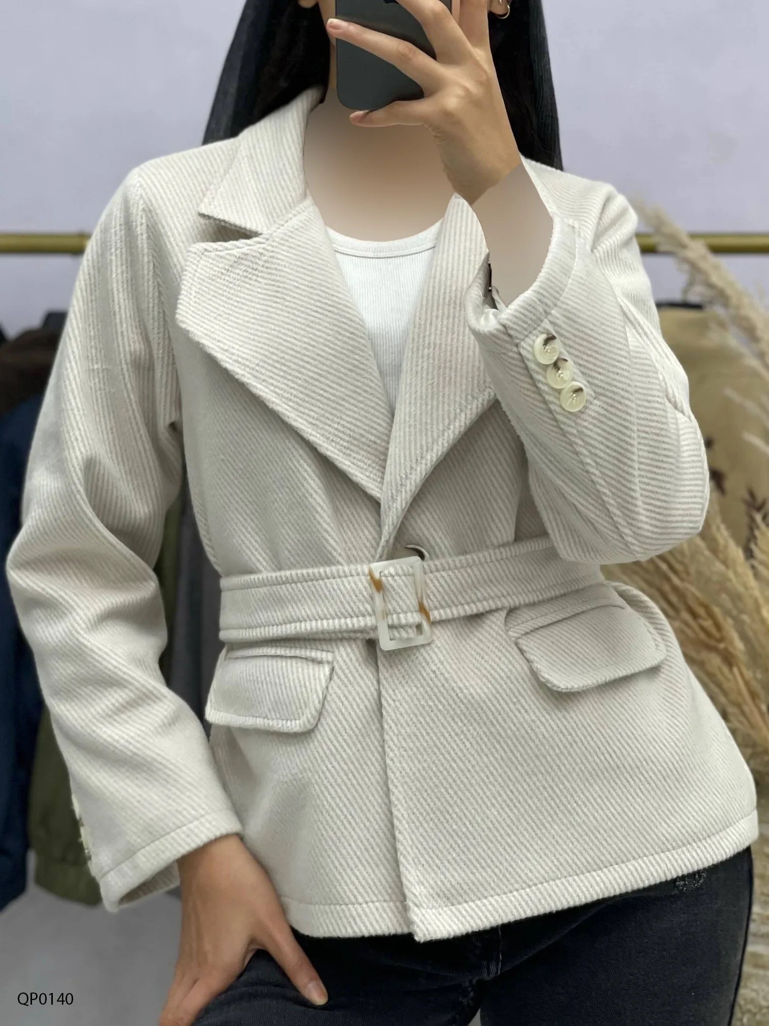 کت فوتر جناقی تک دکمه 5