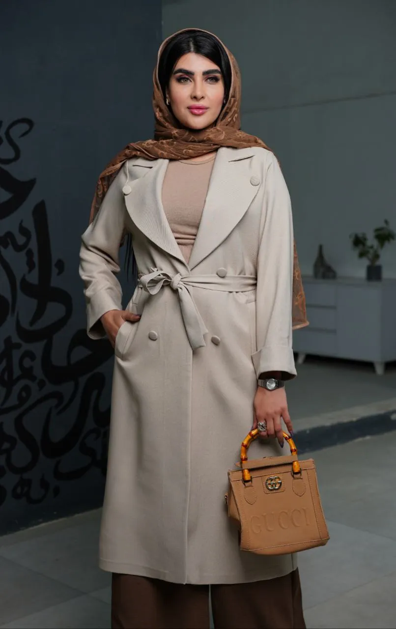 مانتو مازراتی کجراه استین پاکتی