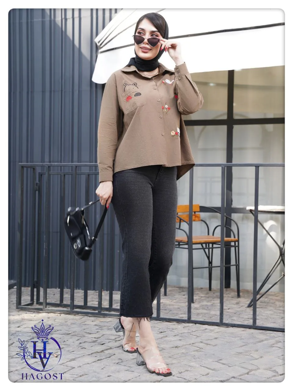 شومیز کتان گلدوزی 7