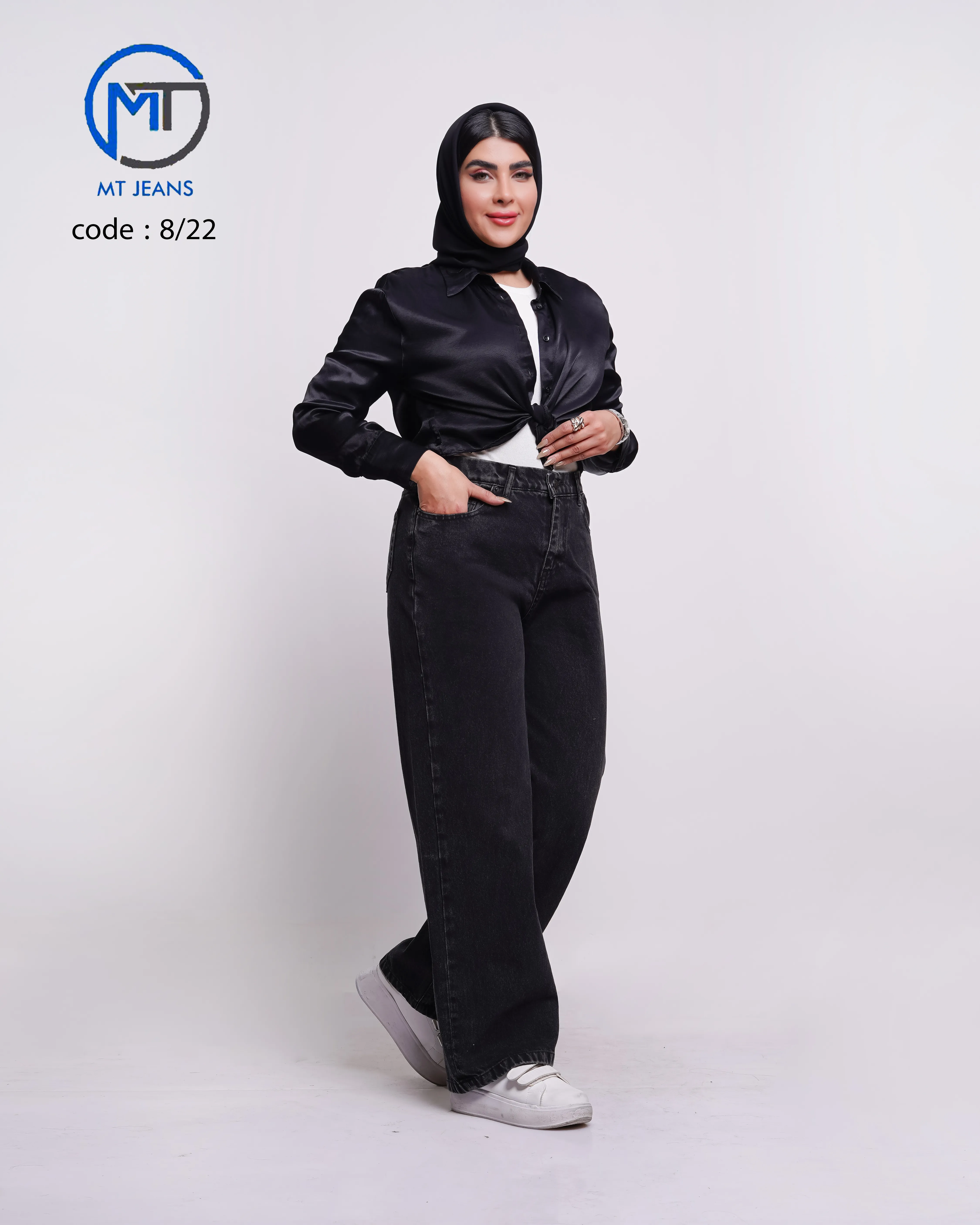شلوار جین نیم یگ 4