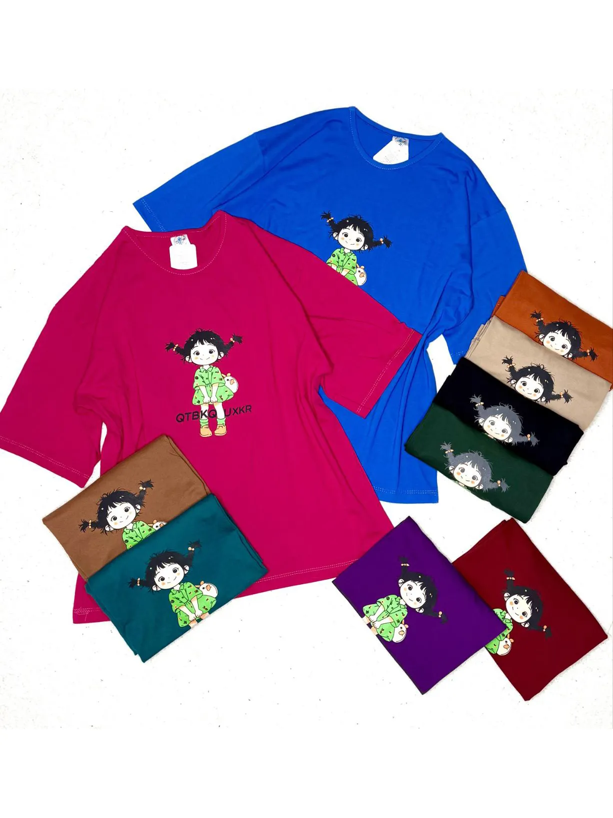 تیشرت باکسی(4XL)پنبه سوپر 2