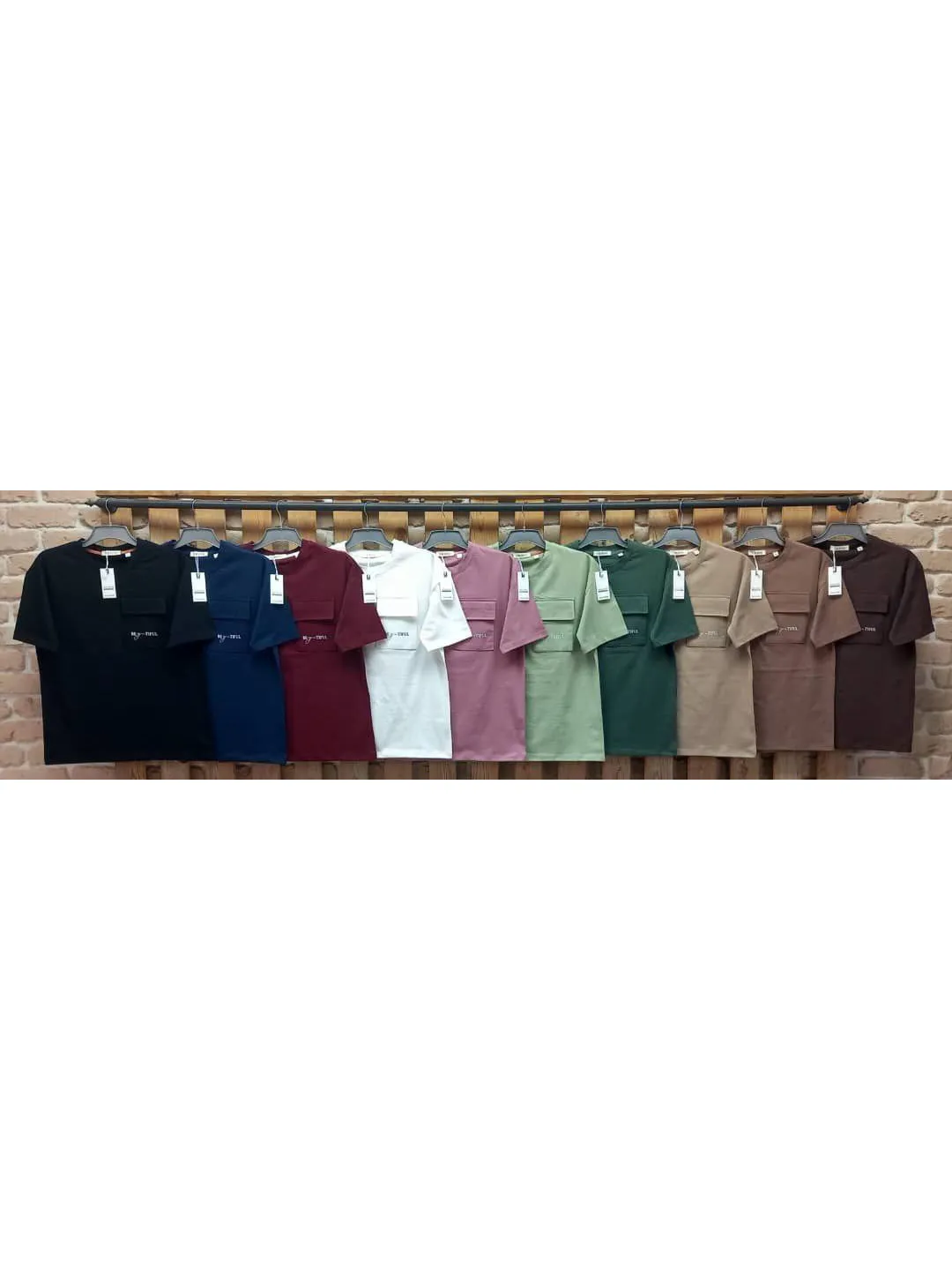 تیشرت دو سایزجیب پاکتی و آستین گلدوزی 3