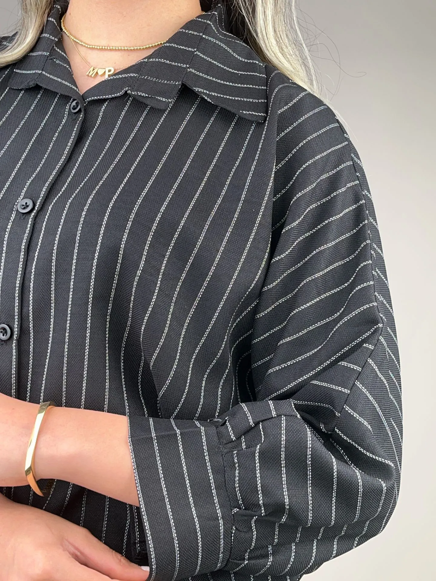 شومیز مچ چین دار 3