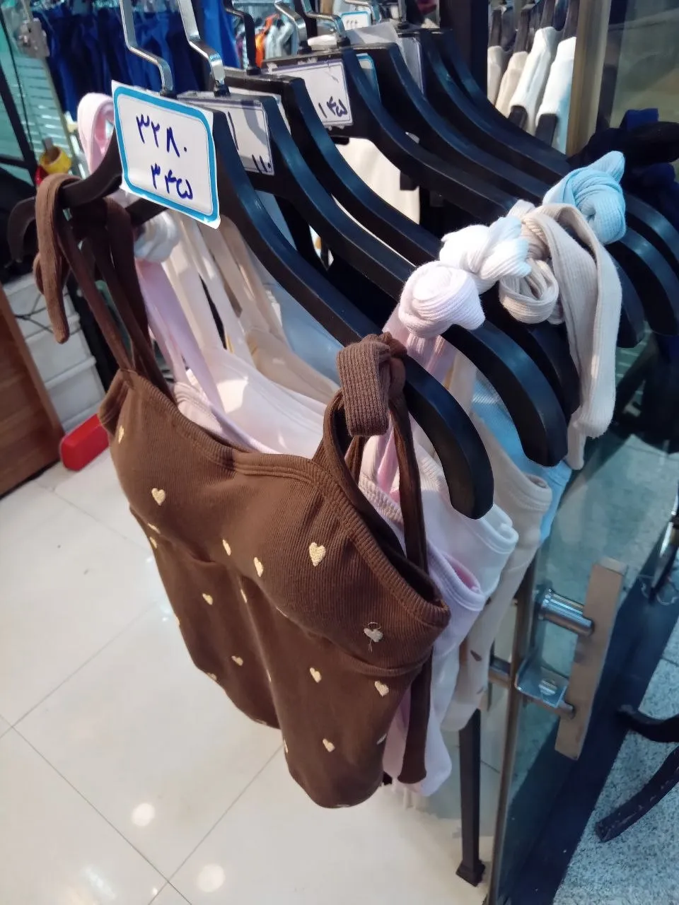 کراپ کاپ دار ، بند پاپیون ، گل دوزی قلب ریز 2