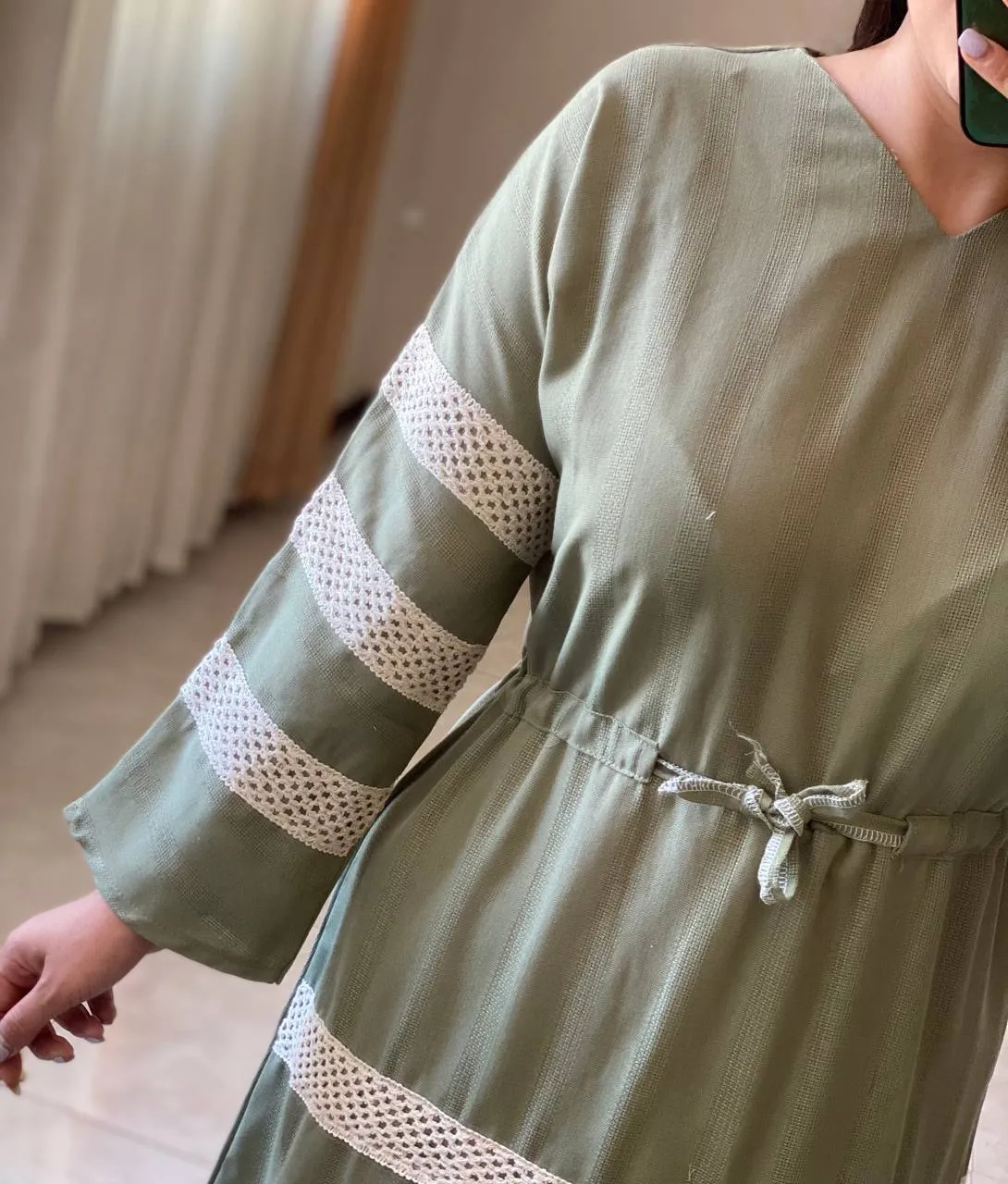 پیراهن قلاب بافی 4
