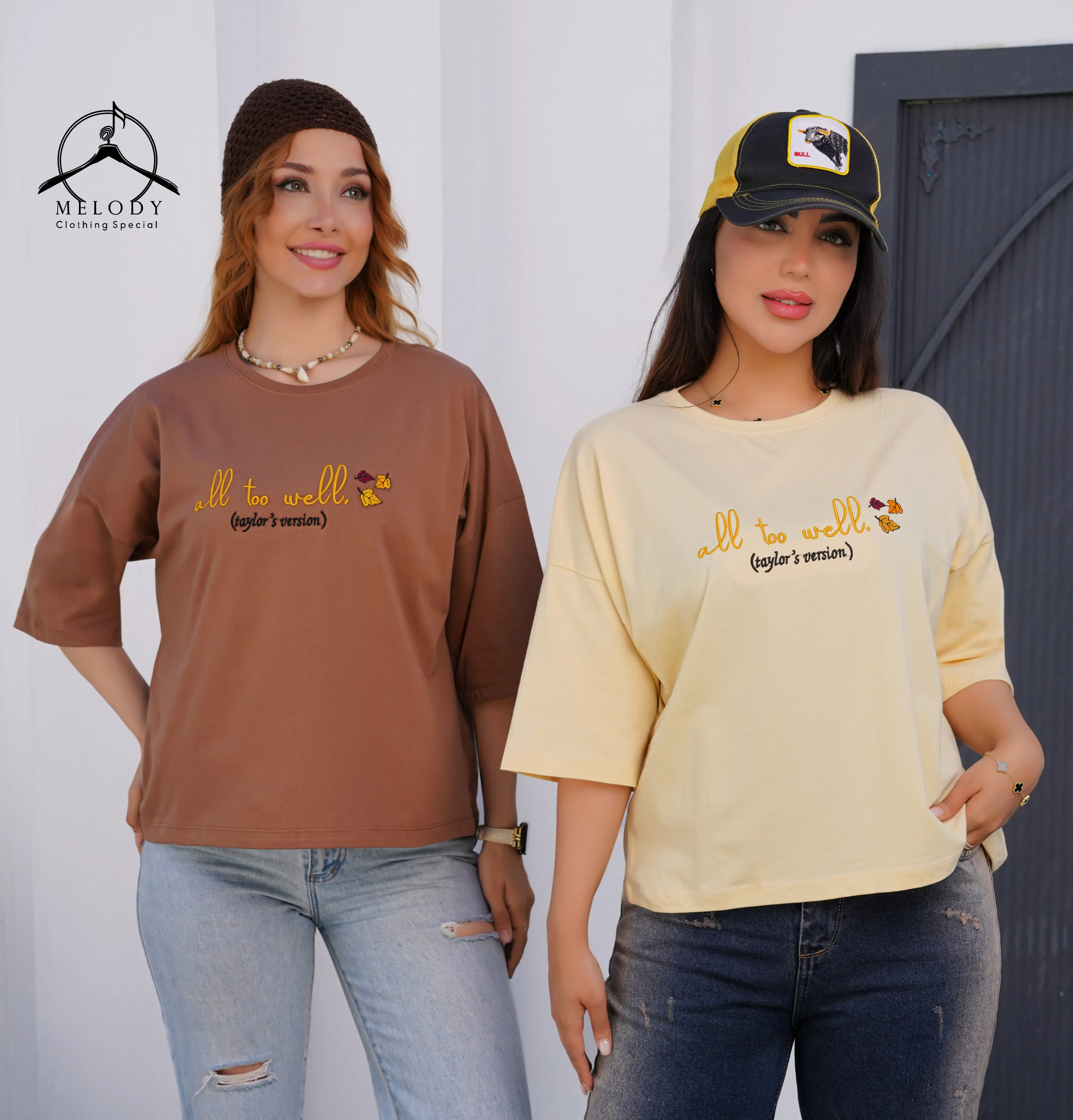 تیشرت باکسی گلدوزی 2