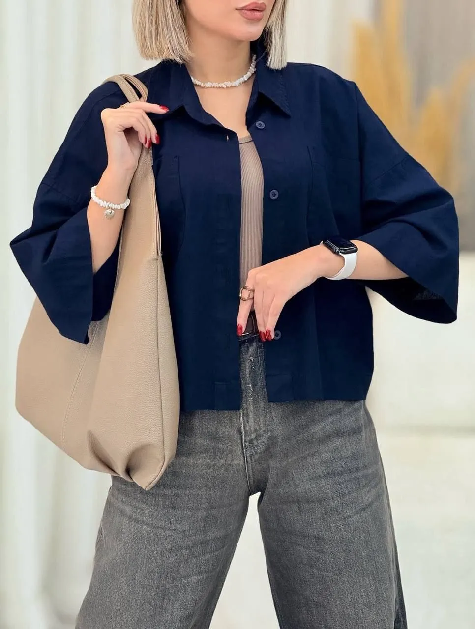 شومیز لاکی دو جیب 2