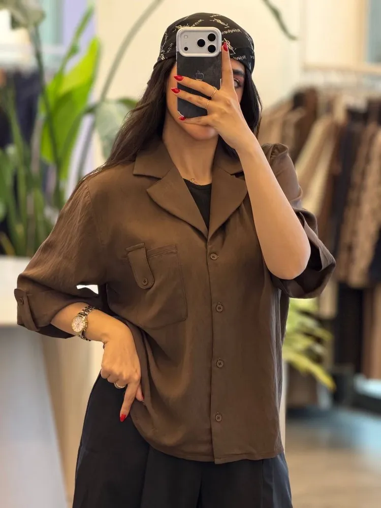 شومیز سیلک اسلپ 2