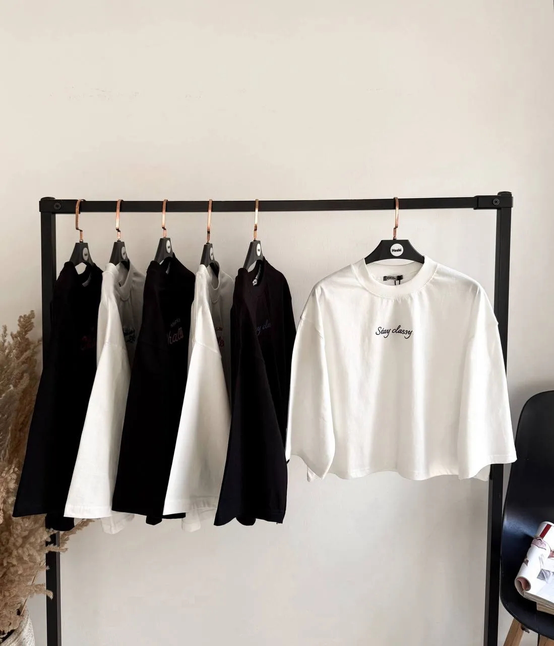 تیشرت کراپ باکسی