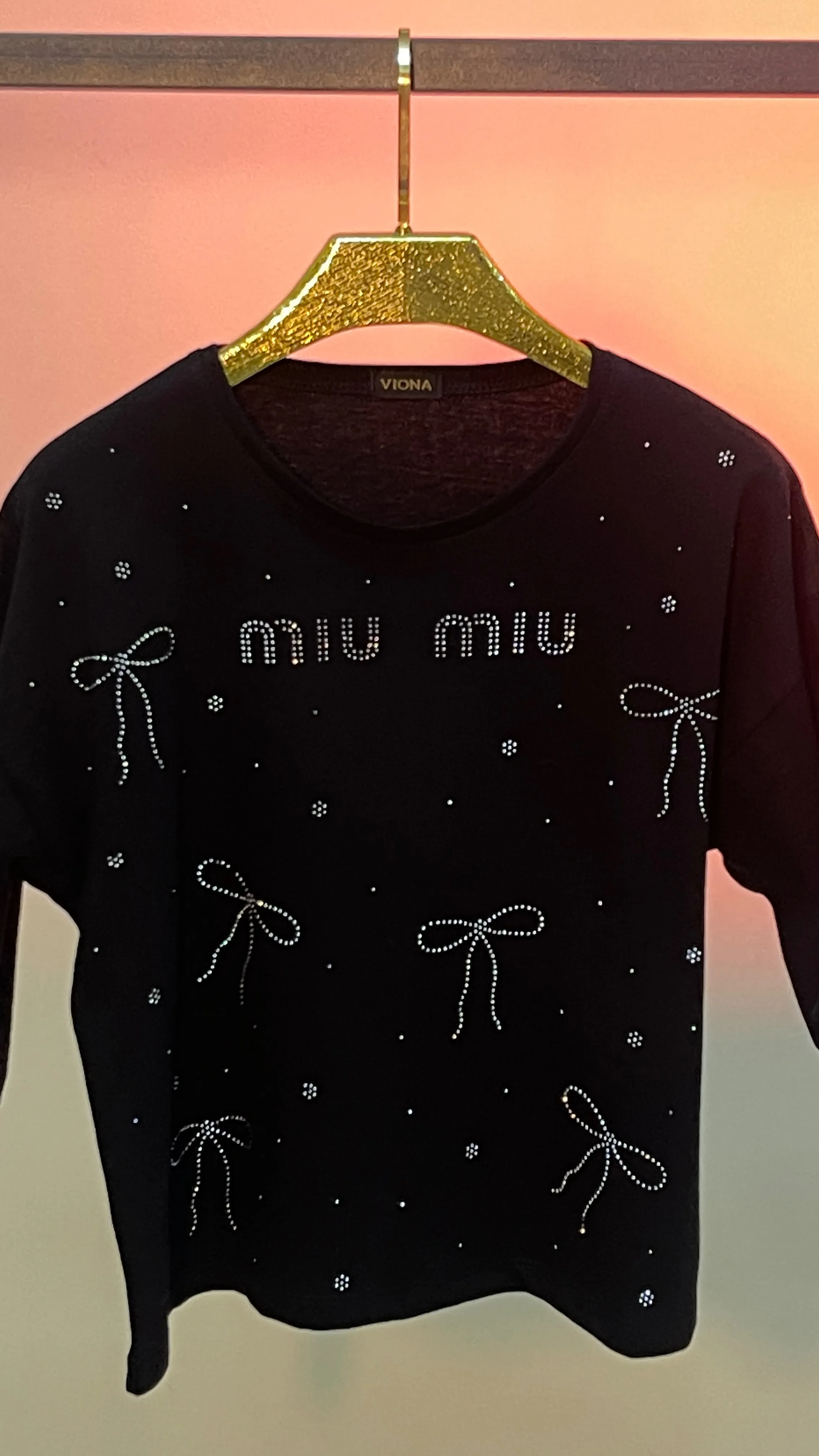 کراپ باکسی نگینی miu miu