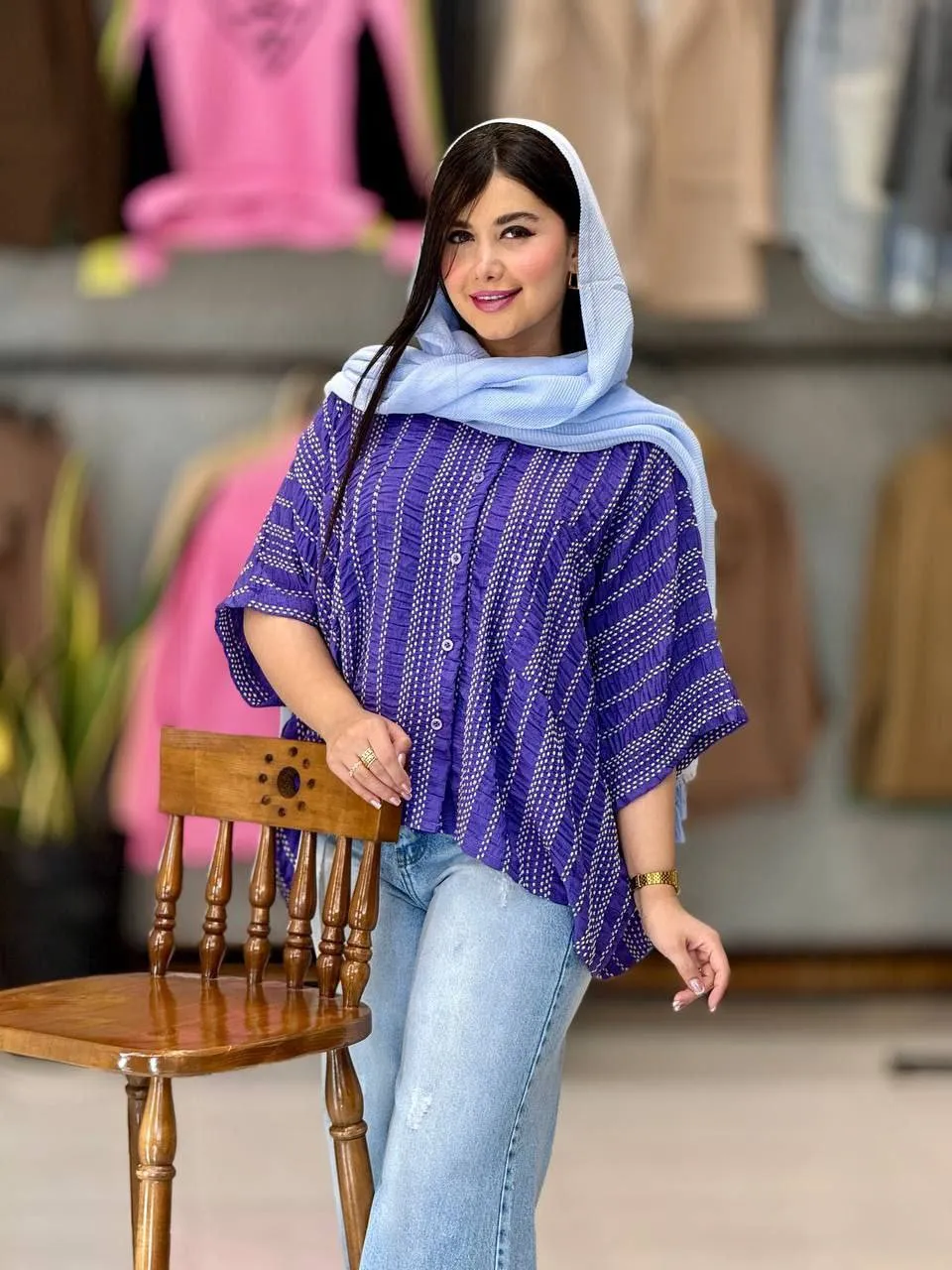 شومیز خفاشی کوک دوزی 3