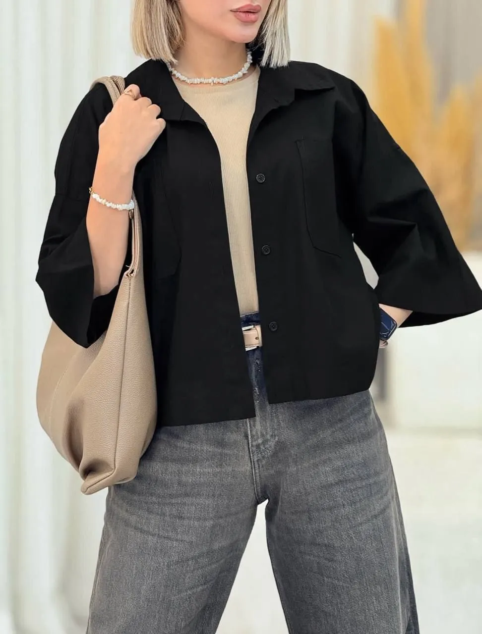 شومیز لاکی دو جیب 5