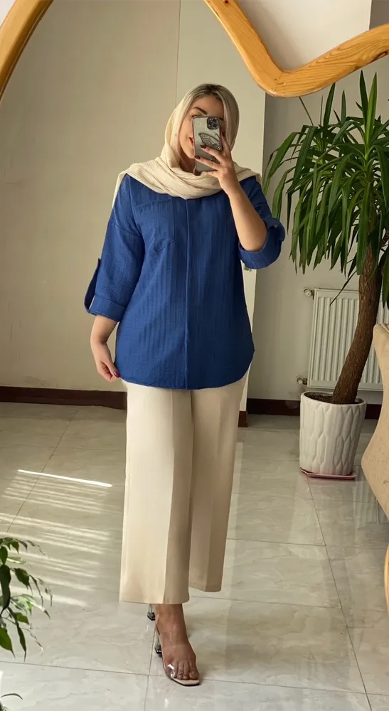 شومیز مانتویی 9