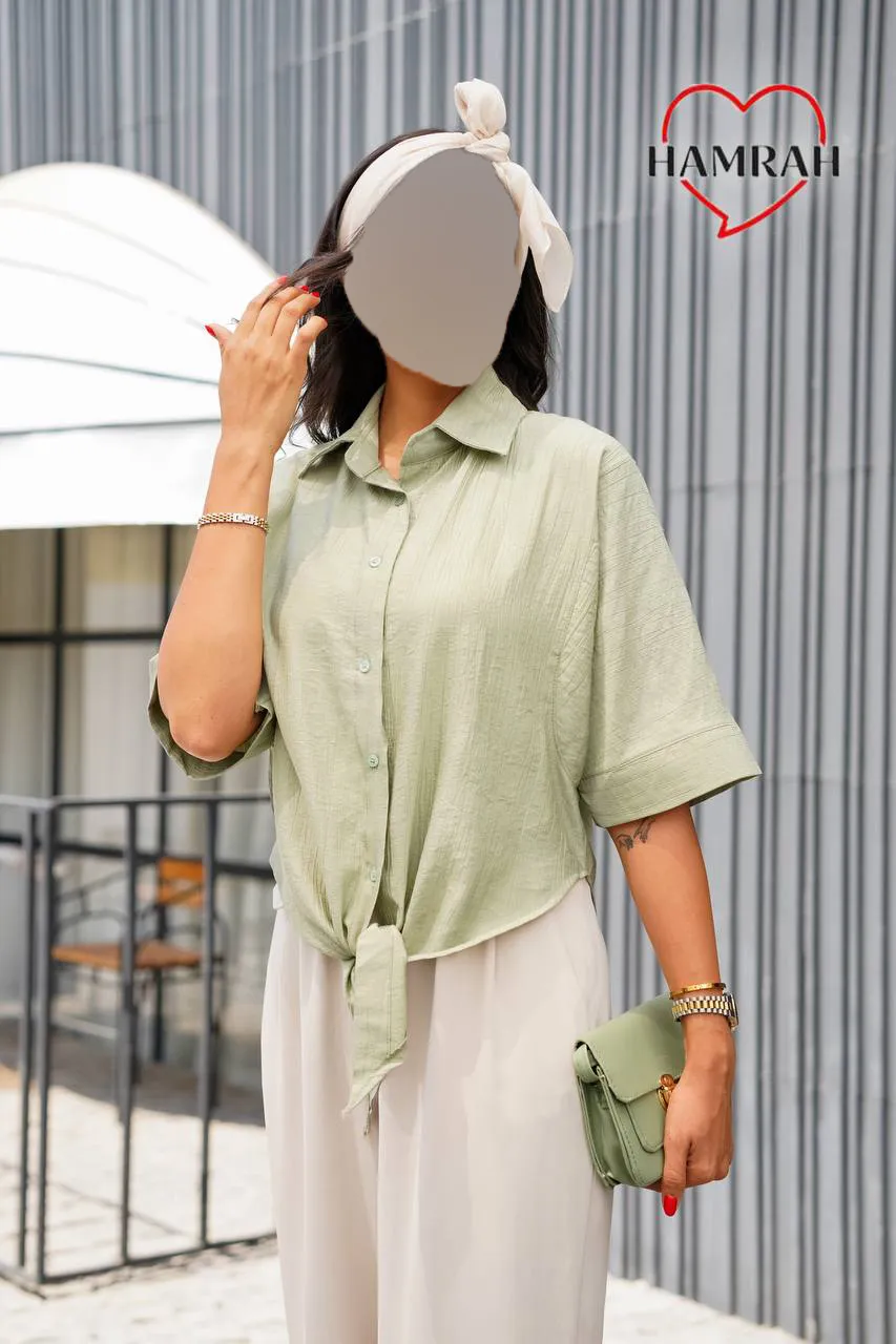شومیز پایین گره ای