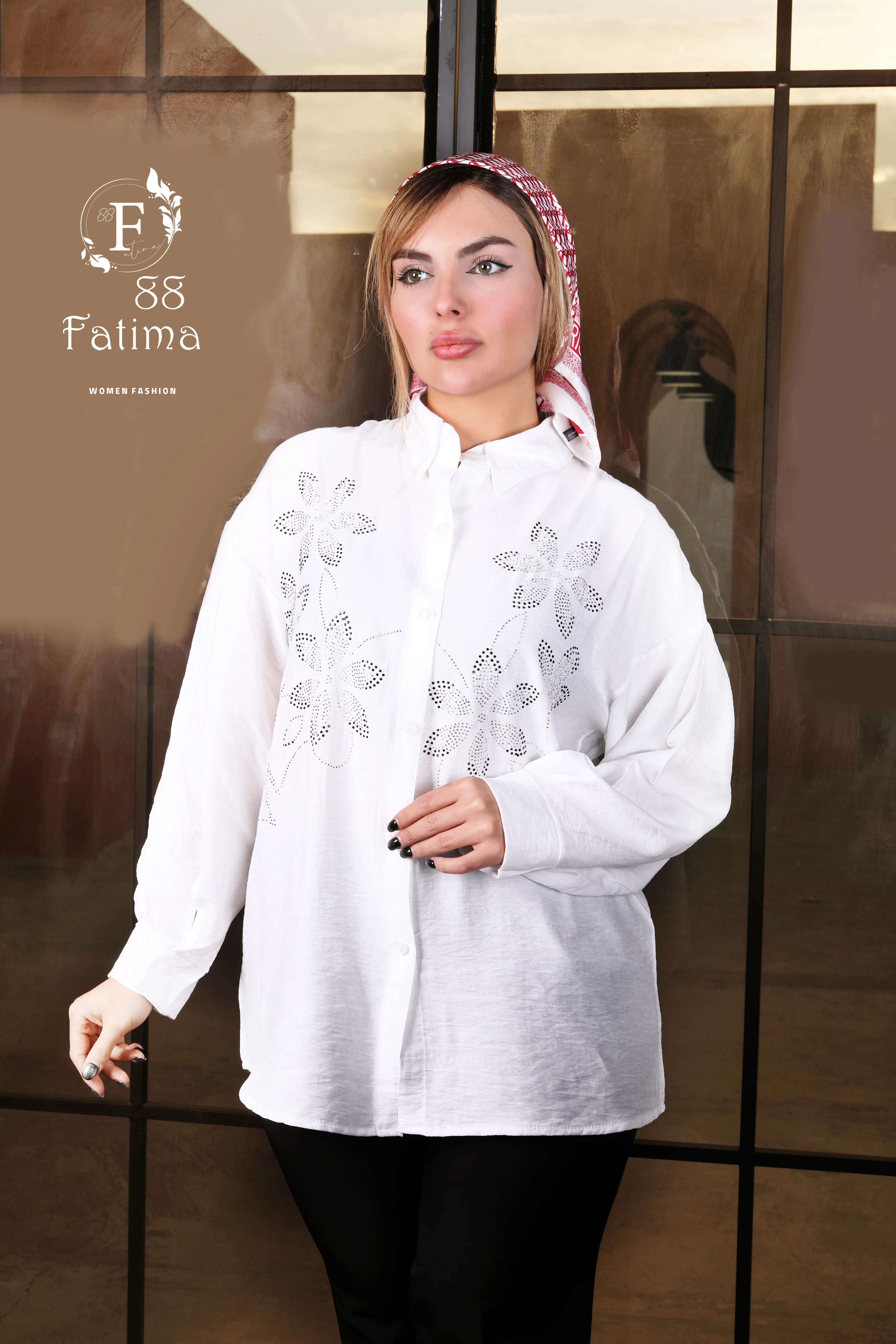 شومیز گل