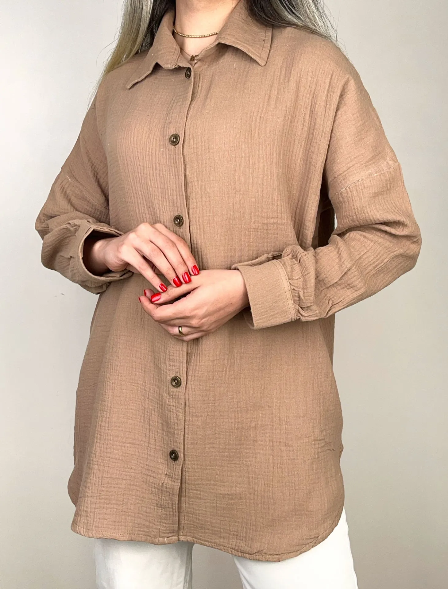 شومیز جلو دکمه 14
