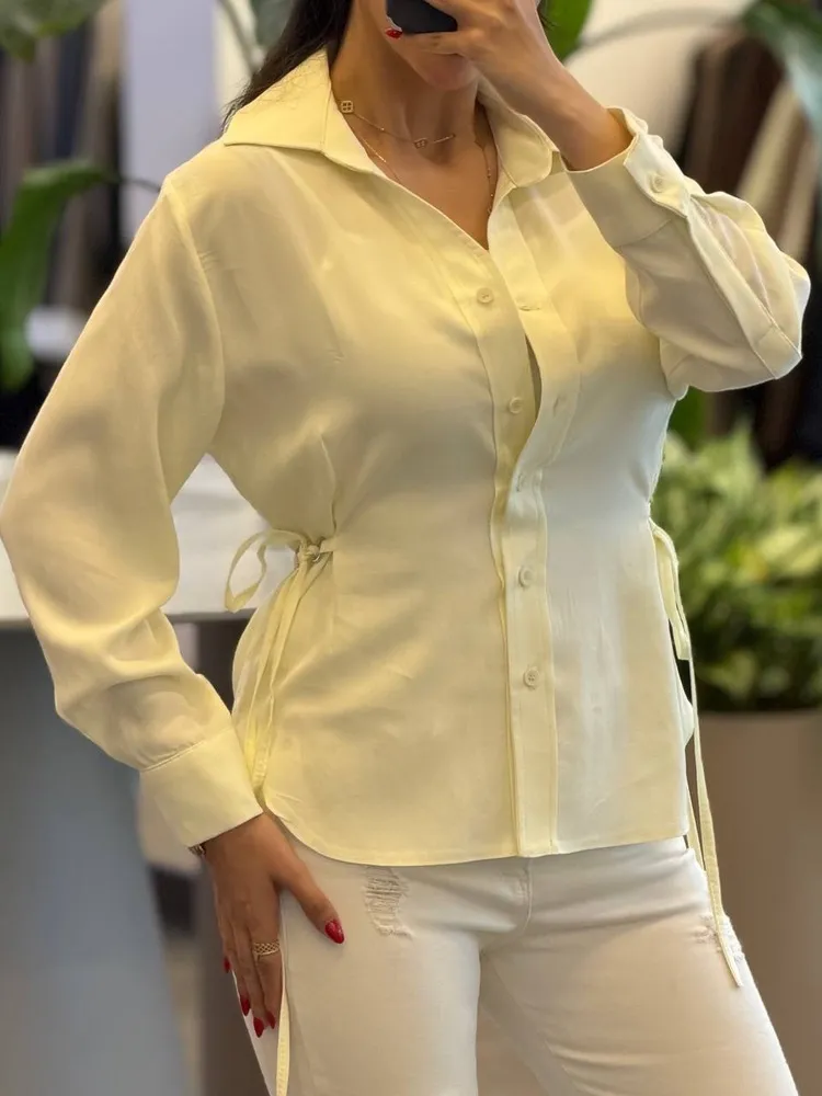 شومیز سیلک کمرحلقه 3