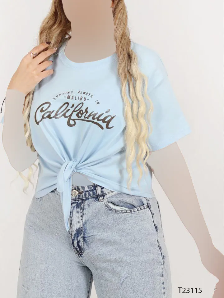 تیشرت پایین گره 2
