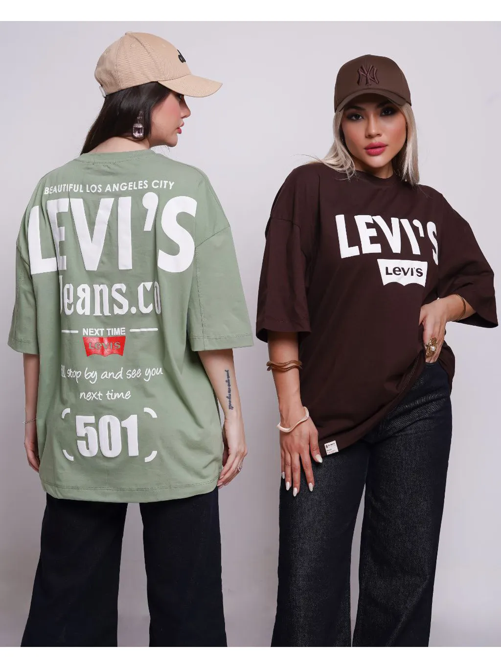 تیشرت مدل سوپرلش قواره بزرگ LEVIS 2