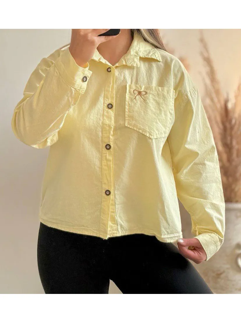 شومیز باکسی(گلدوزی پاپیون) 2
