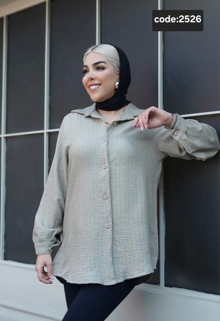 مانتو یقه دار مچ ساده جدید