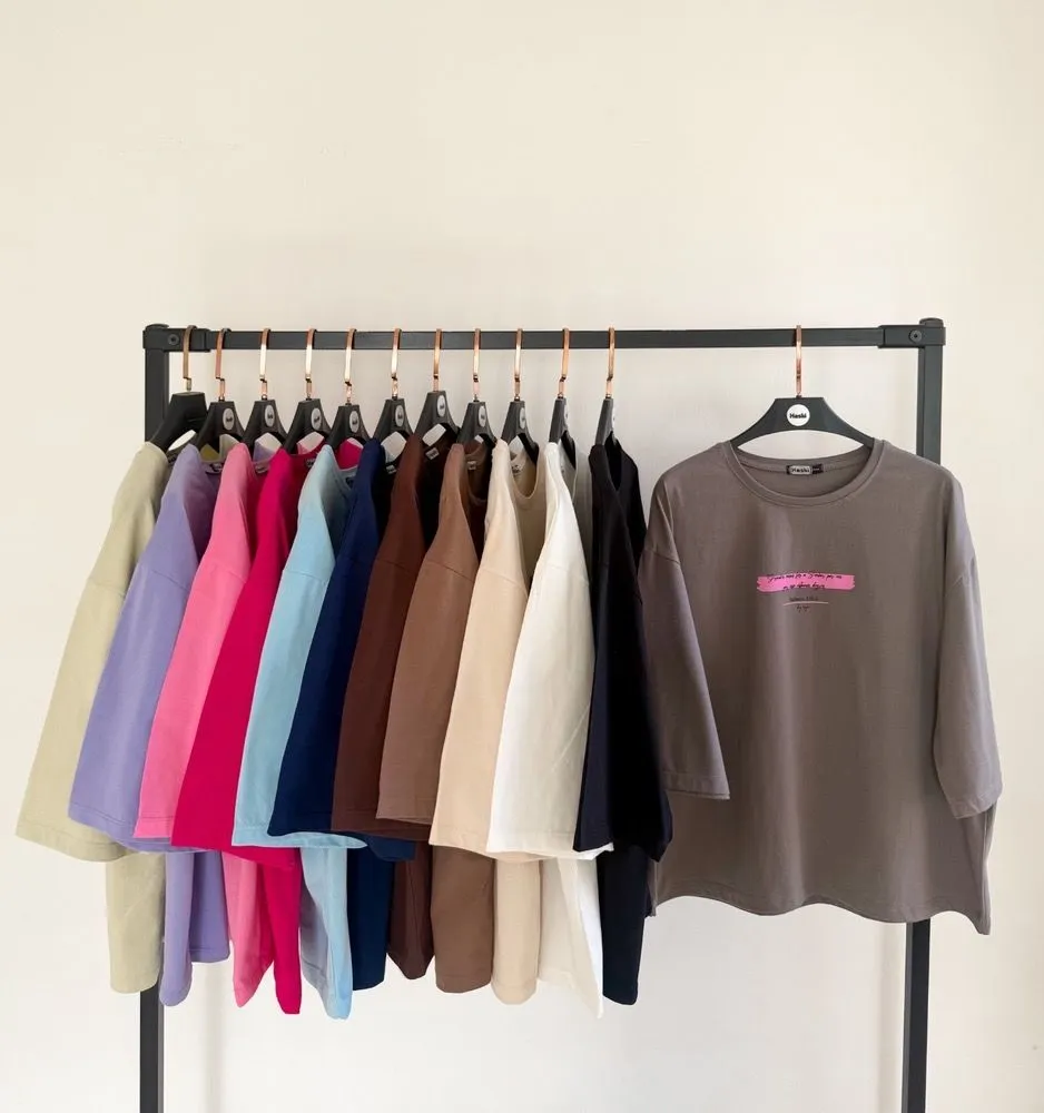 تیشرت باکسی چاپی 3