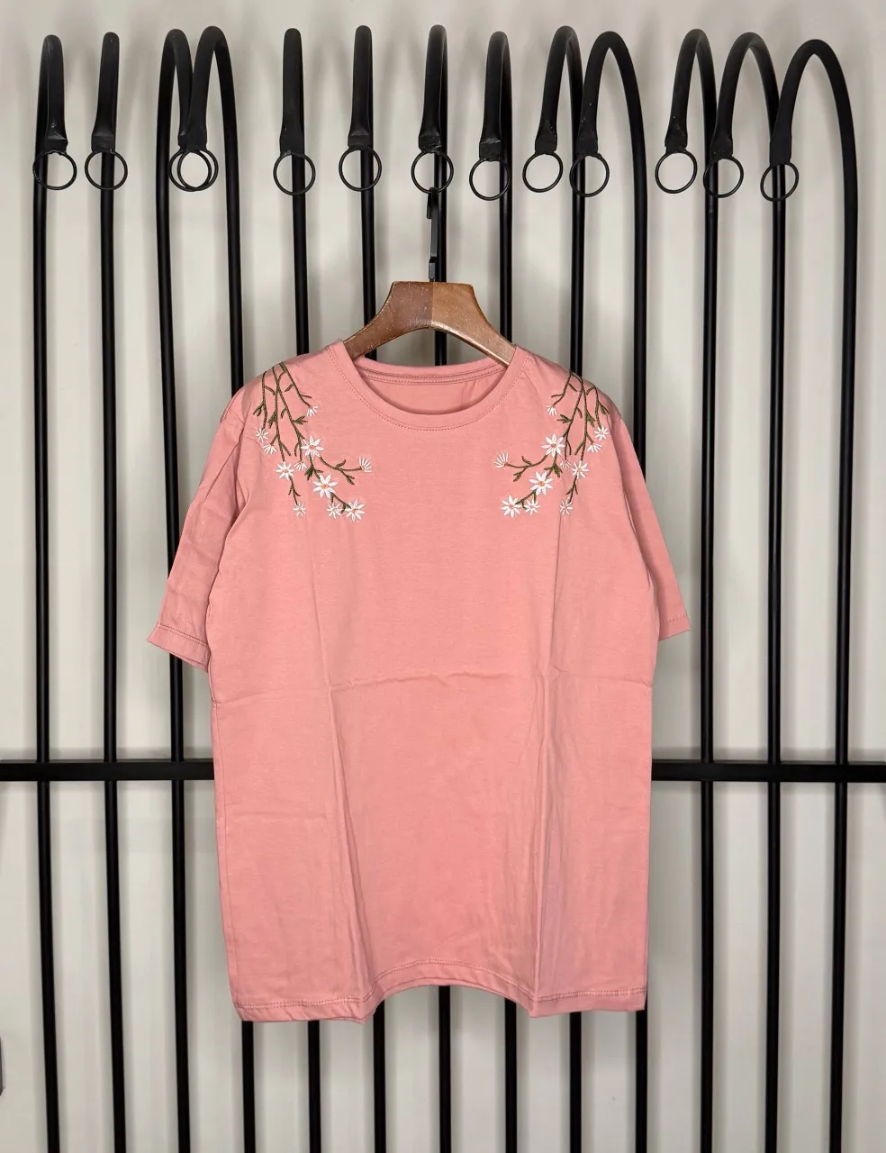 تیشرت قواره دار(گلدوزی)