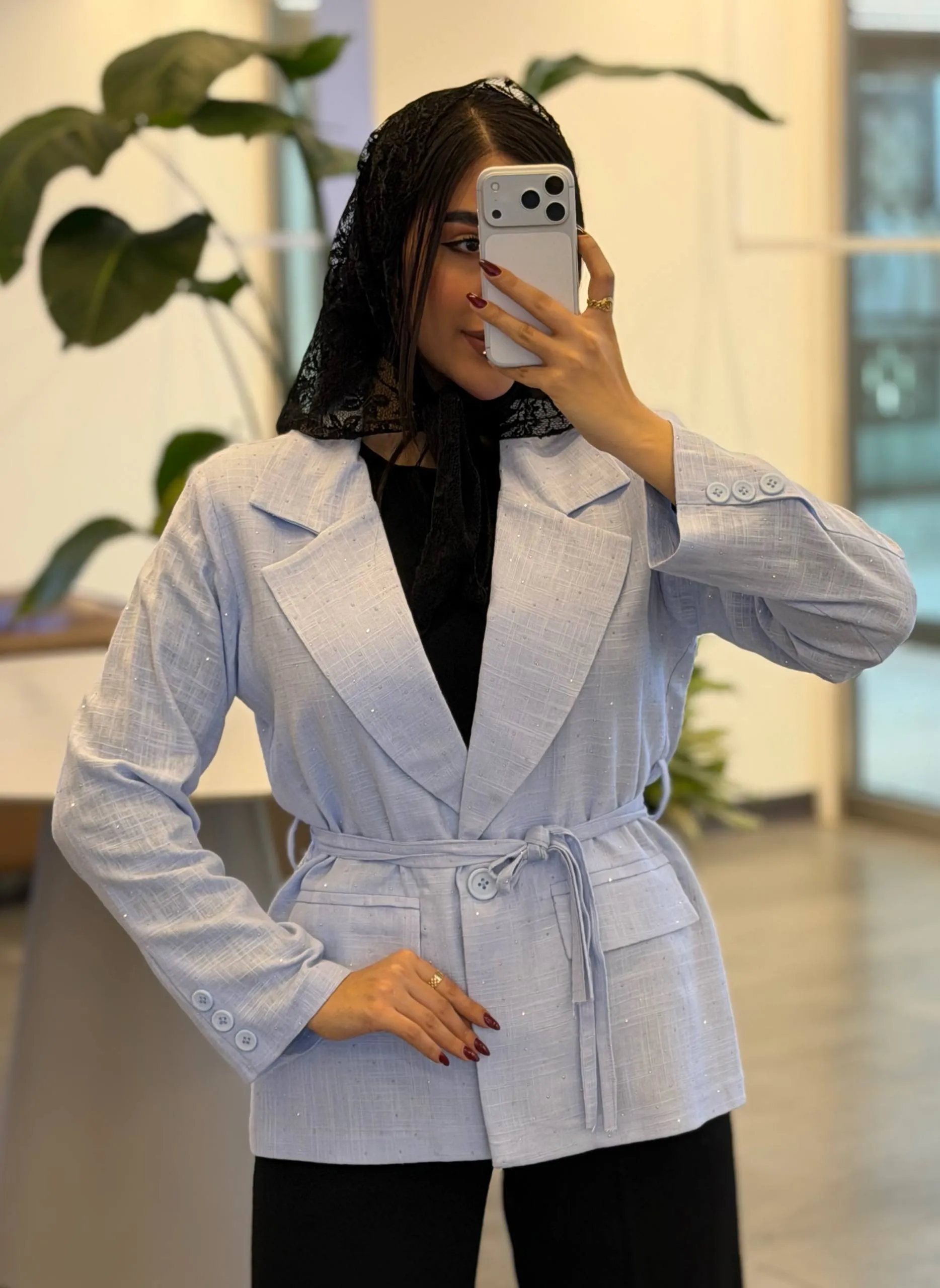 کت لینن نگین 3