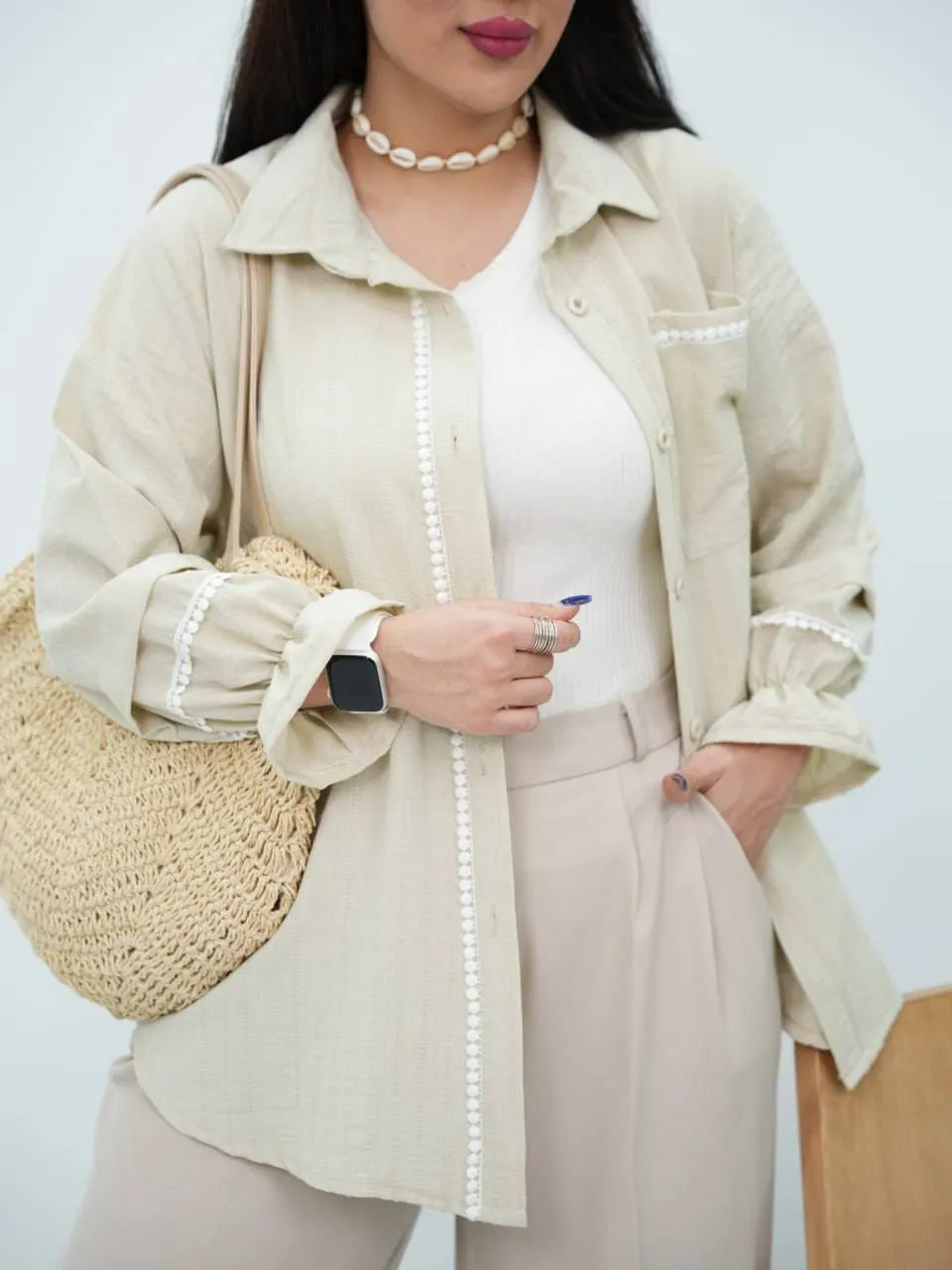 شومیز جیب کنفی