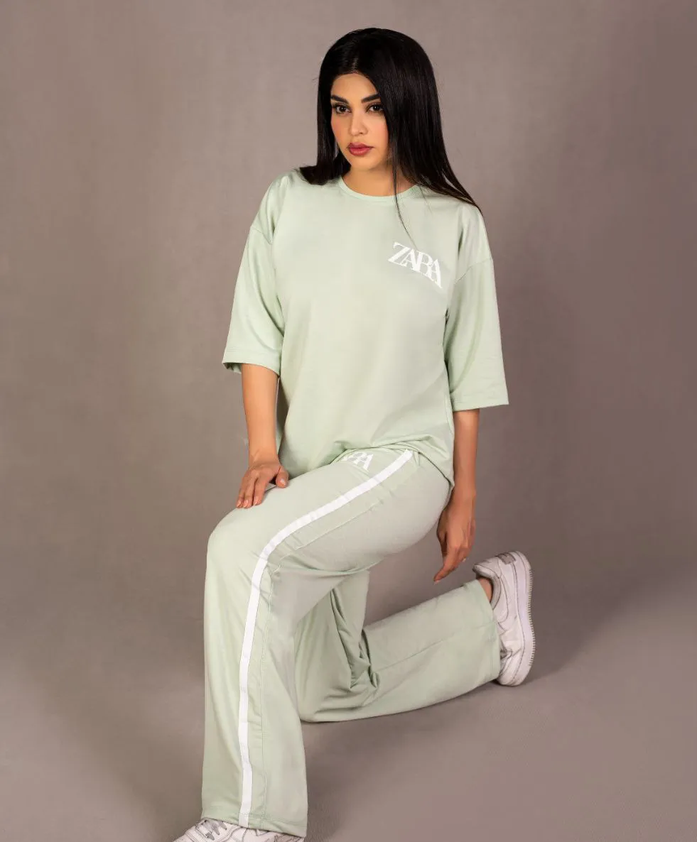لانگ باکسی با شلوار زارا 2