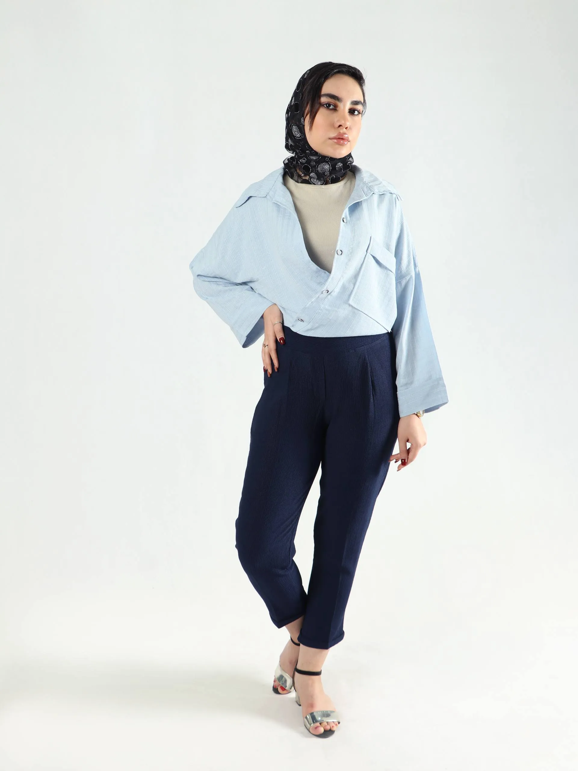 شلوار مام نخی چروک 3