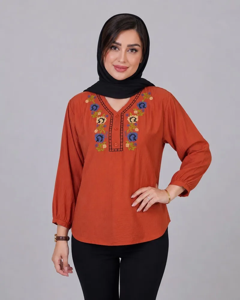شومیز گلدوزی