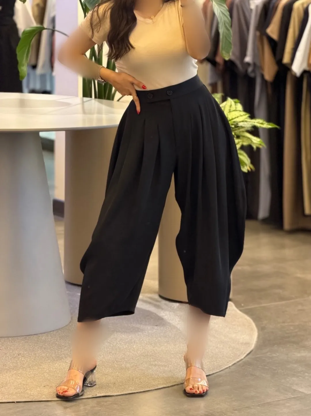 شلوار کرپ خمره ای 4
