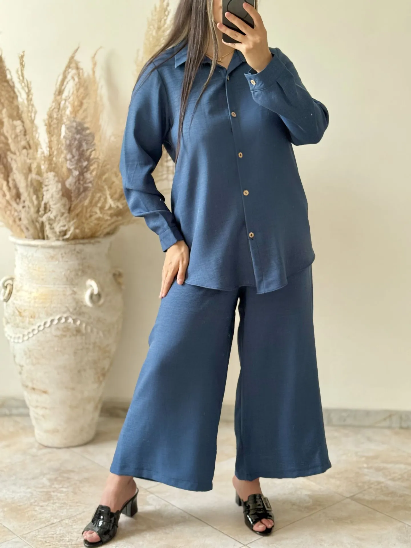 ست شومیز ساده شلوار واید بگ