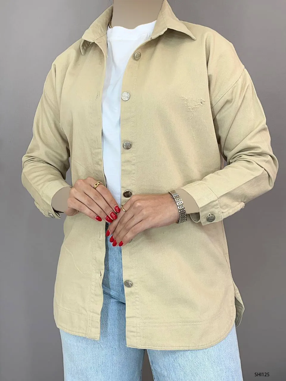 شومیز دخترونه کتان