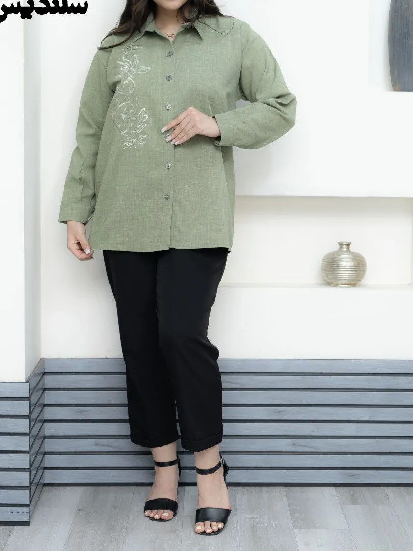 شومیز گلدوزی ربکا