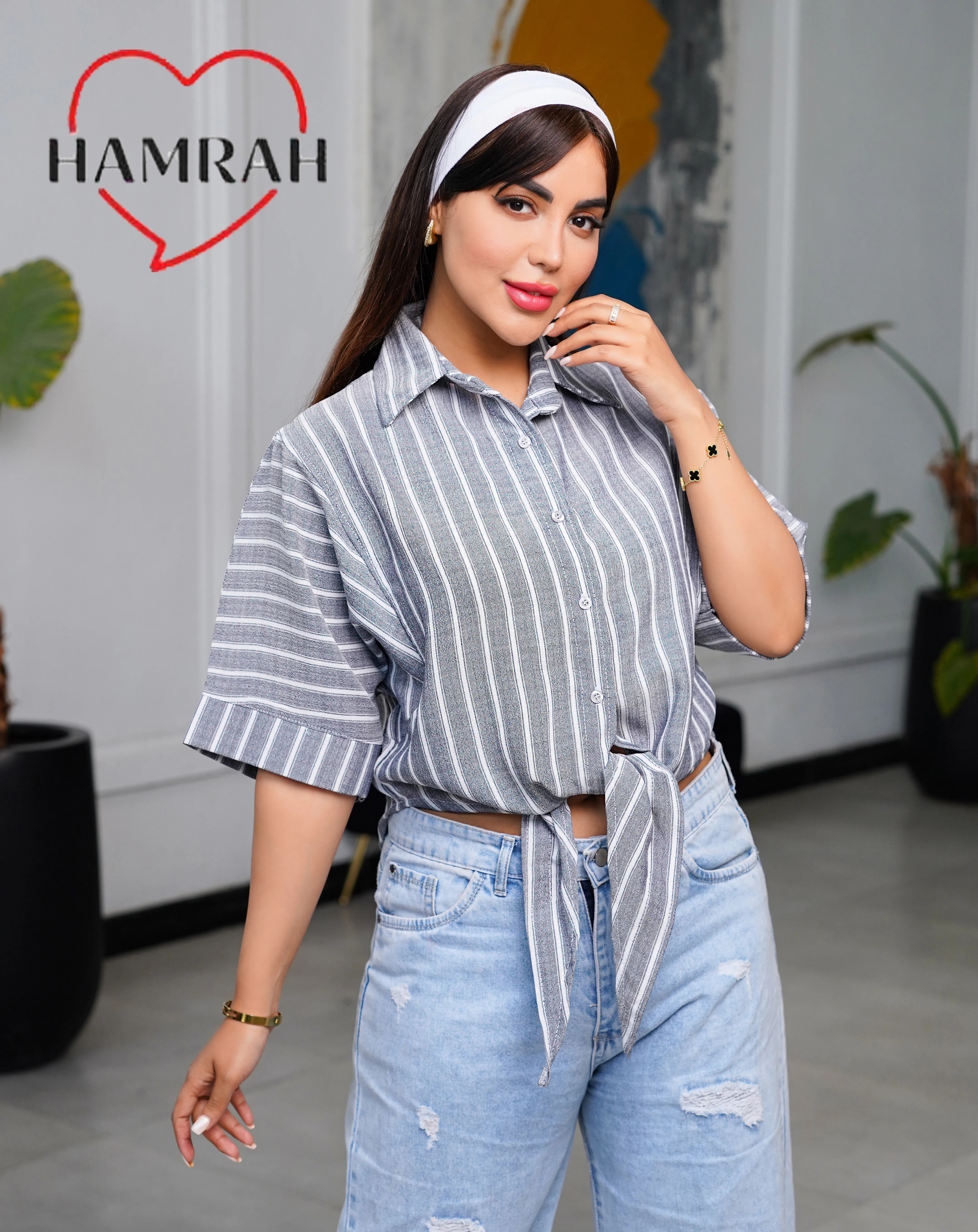 شومیز پایین گره