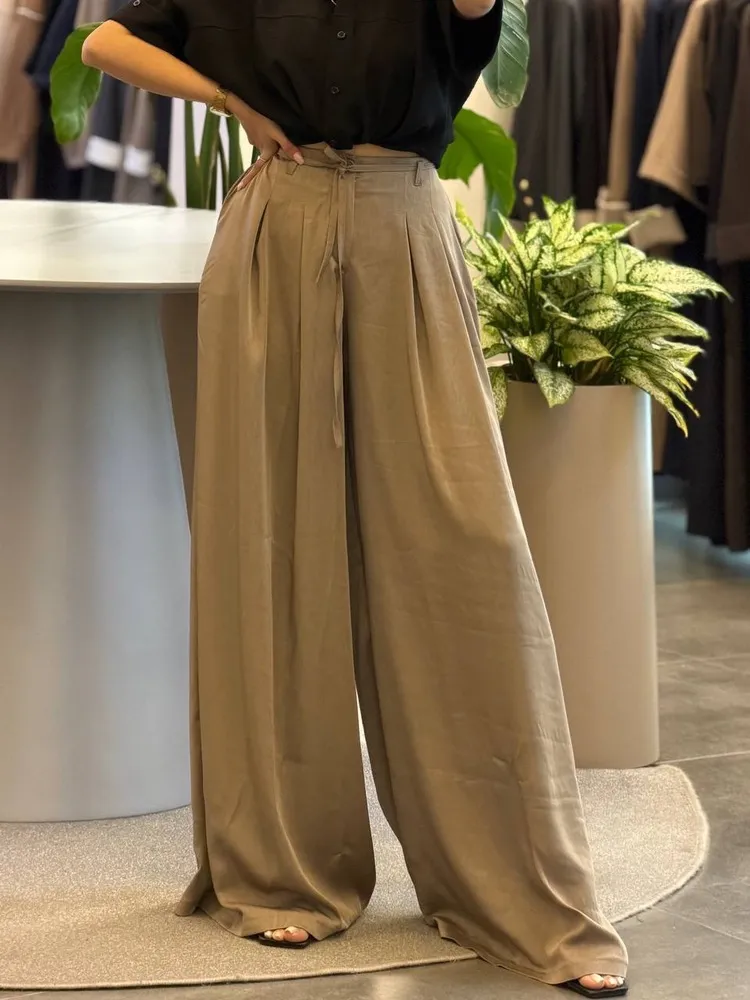 شلوار بگ  ساتن زارا 4