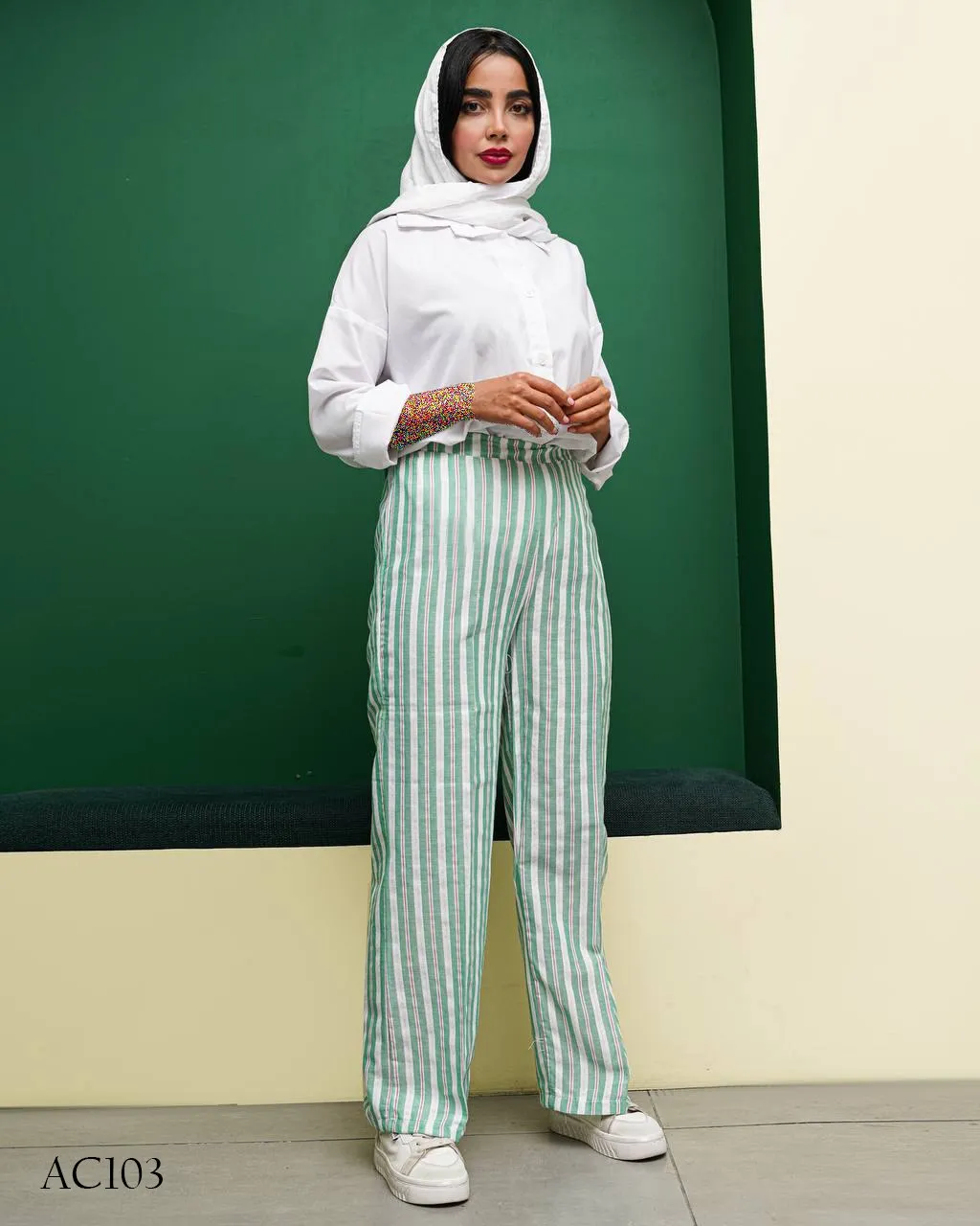 شلوار لنین نیم بگ اتوبانی 3