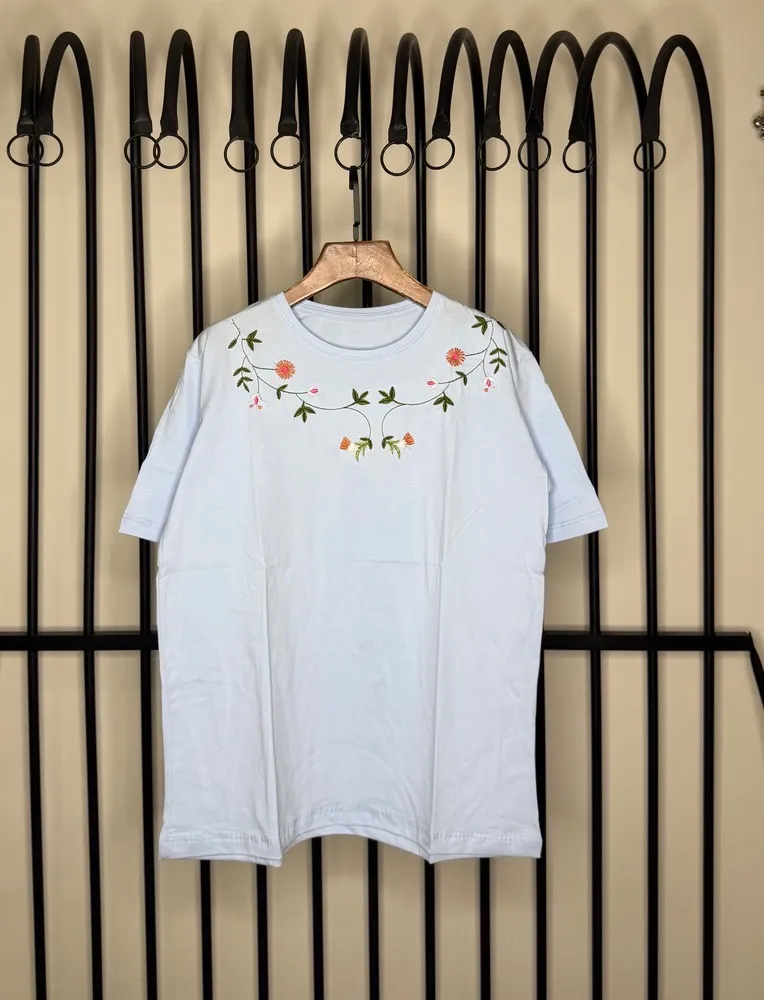 تیشرت قواره دار(گلدوزی) 3