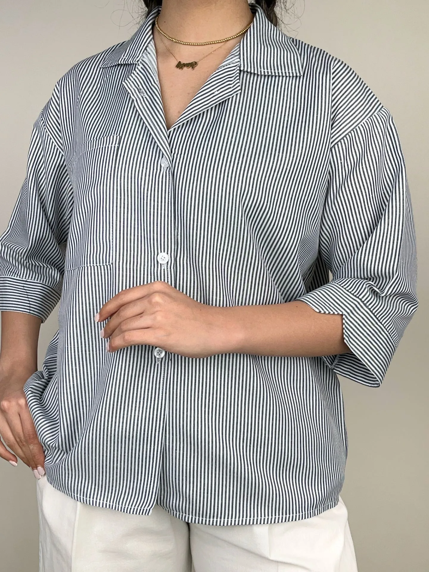 شومیز راه راه لش 11
