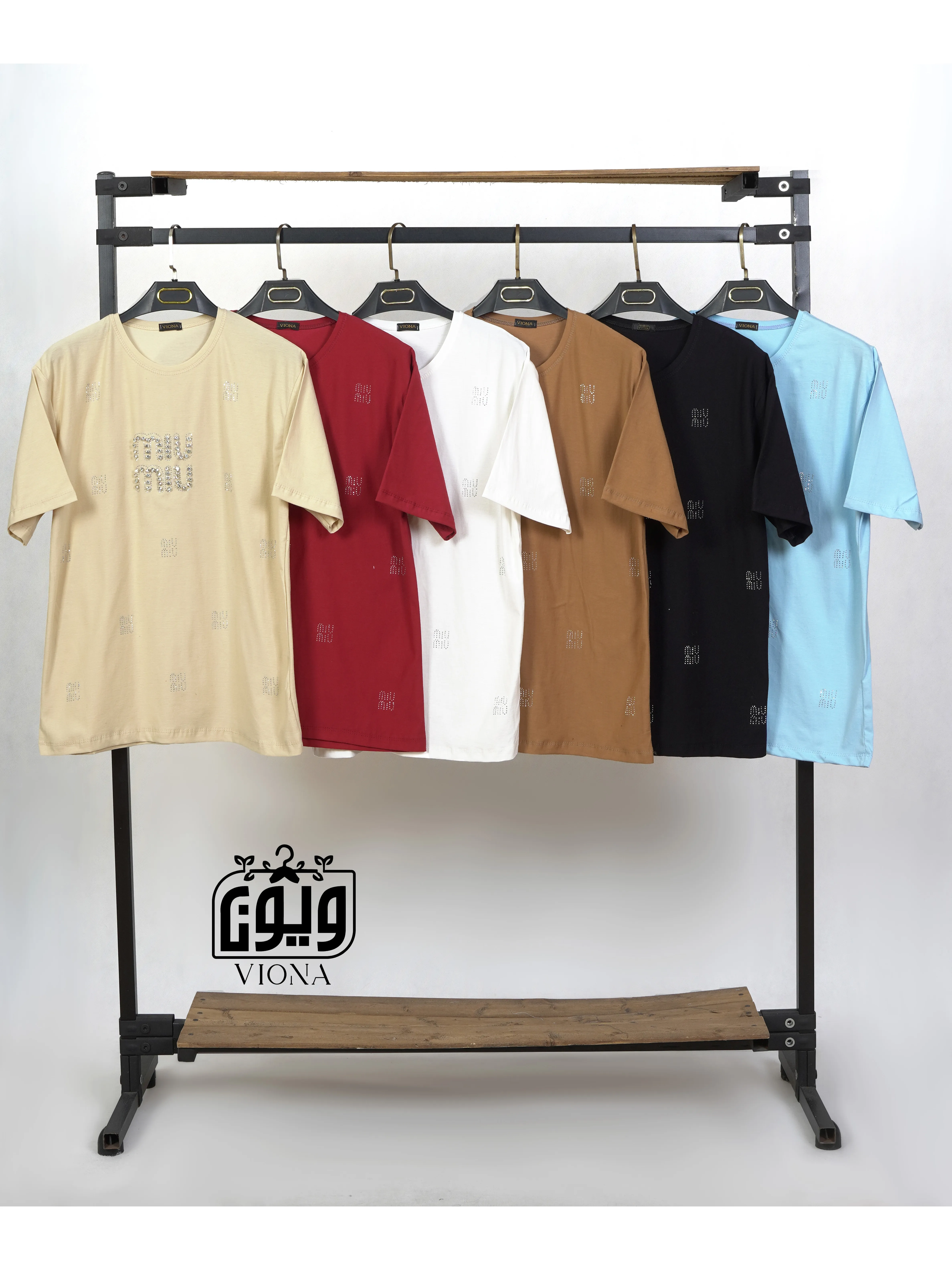 تیشرت مرواریدی miu miu 2