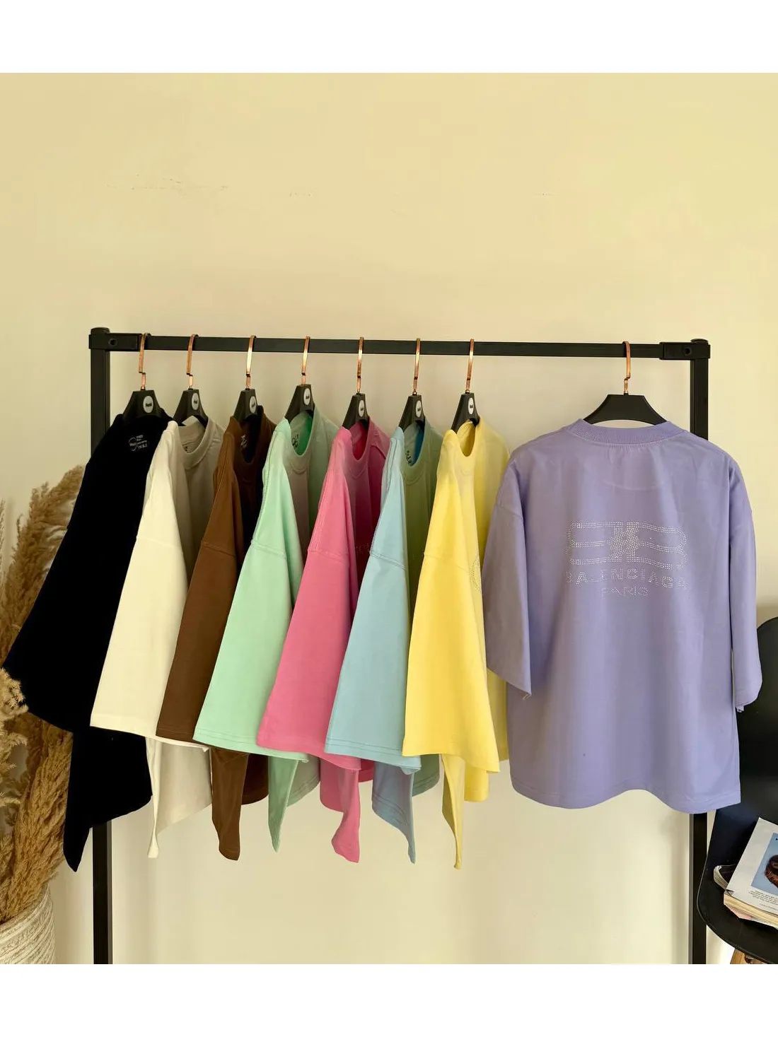تیشرت باکسی نگین دار(vip) 4